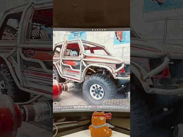 RC Mitsubishi Pajero roll cage