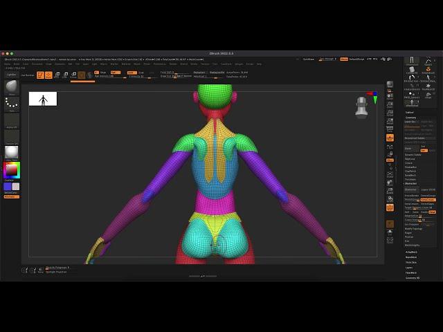 2022 Character Blockout - Part 9 - Zremesh Part, Remesh by Union, & ZRemesh the Entire Mesh