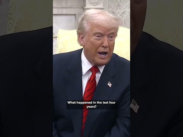 Trump speaks about the price of eggs