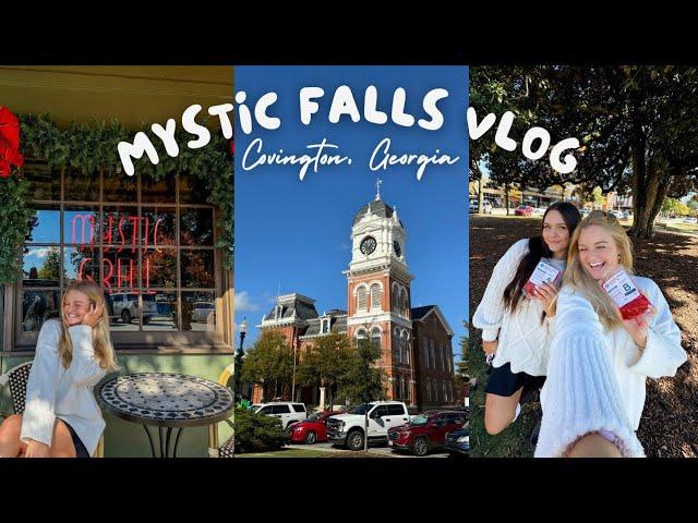 Going to Mystic Falls - Travel Vlog - The Vampire Diaries Town - Covington, Georgia