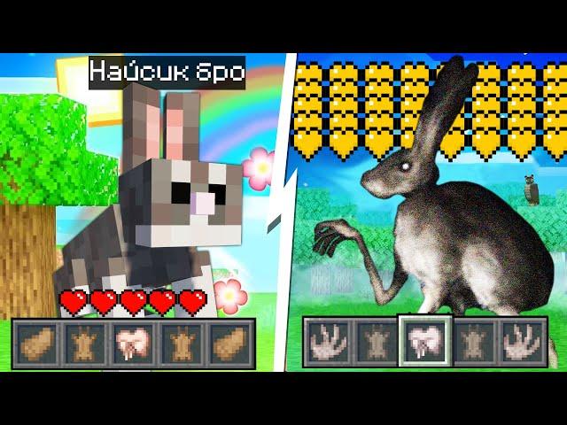 Я прожил 100 Дней за ЗАЙЦА ГУМАНОИДА в Майнкрафте SCP HUMANOID RABBIT В MINECRAFT