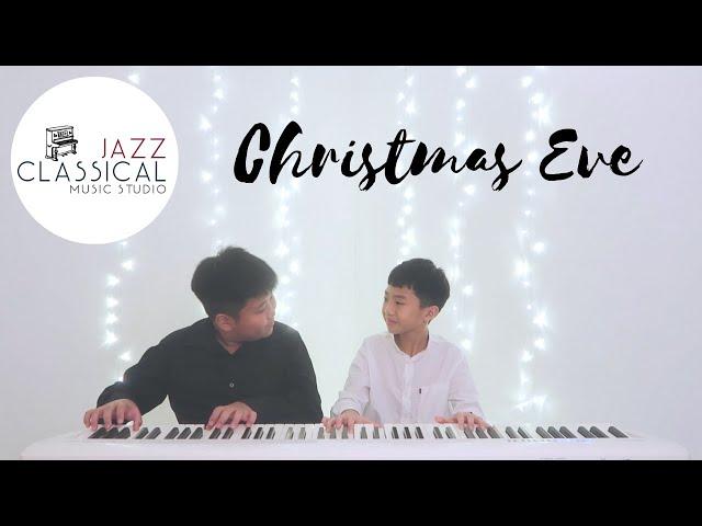 CHRISTMAS EVE for four hands by Zhi Kang & Zhi Jun | JC Jazz Classical Music Studio