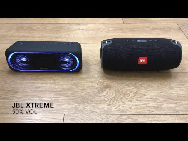 Sony srs xb 40 vs Jbl Xtreme  -binaural recording Soundcheck