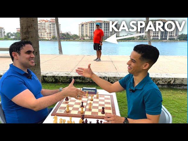 Chess match in Miami Beach baby