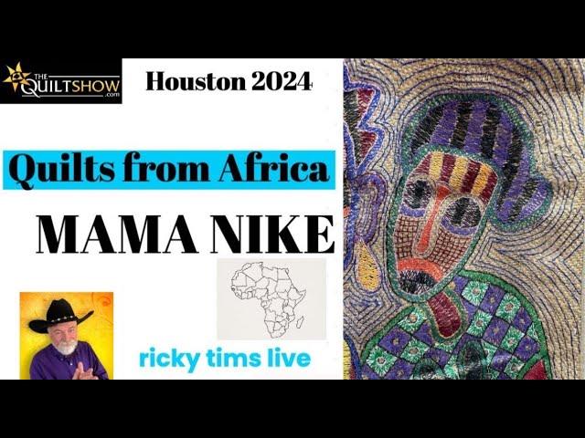 Ricky Tims LIVE - "Tales from Africa" Exhibit - Nike Okundaye