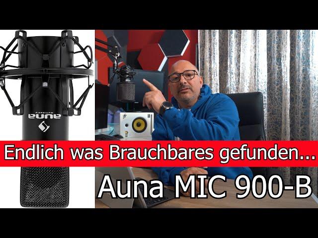 Heimstudio Microphone für kleines Geld I Auna Mic 900-B