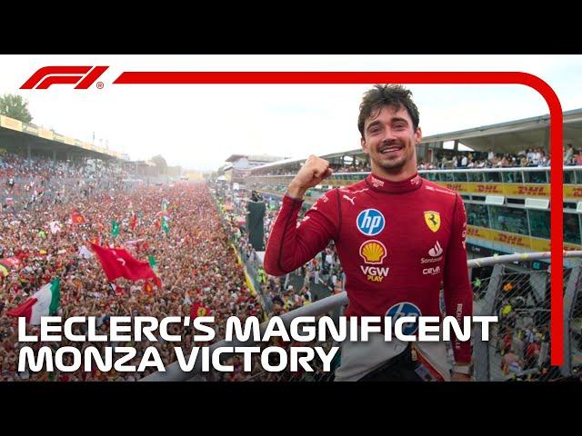 How Charles Leclerc Won The 2024 Italian Grand Prix!