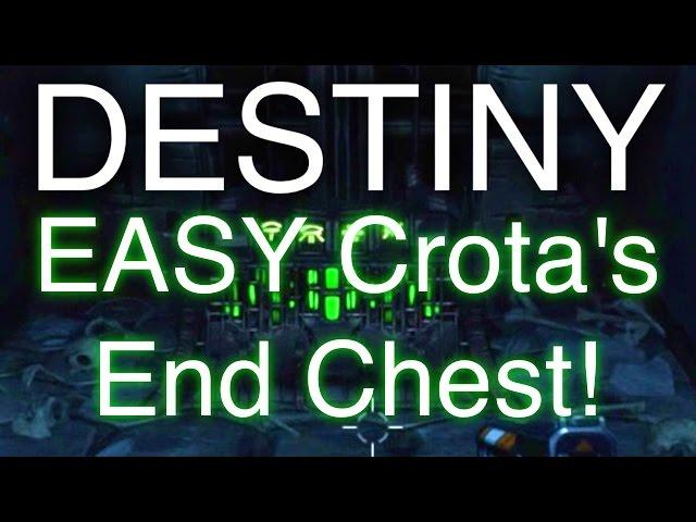 How To Easily Get the First Crota's End Raid Chest - Destiny Easy Legendary Loot