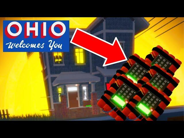 Using Heavy C4 on People In Ohio Roblox!