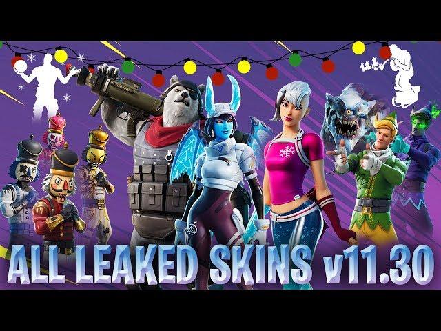 *NEW* Fortnite Christmas Skins CATTUS (THE DEVOURER), CODENAME ELF MINT & more! v11.30