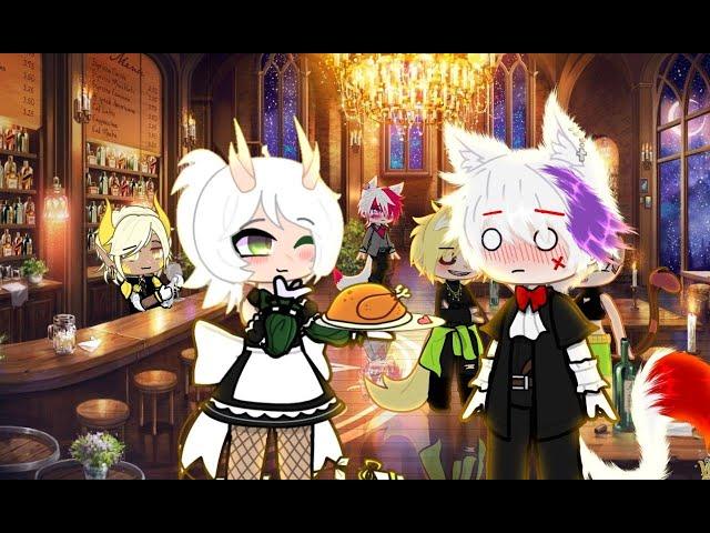 •|•Клип |папин олимпос - официантка |Gacha Club •|•