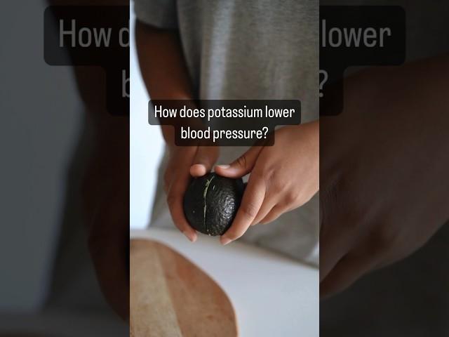 How does potassium lower blood pressure?