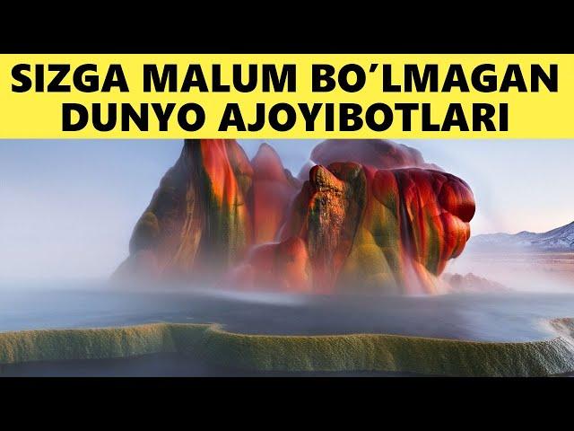 Sizga Ma'lum Bo'lmagan Dunyo Ajoyibotlari