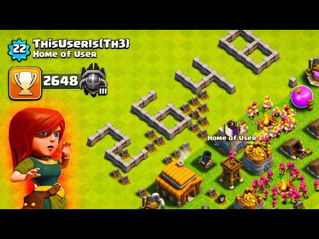 ТХ3 В МАСТЕР ЛИГЕ ! 2648 ТРОФЕЕВ В 2023 ГОДУ ! +1 ТРОФЕЙ В СУТКИ ! CLASH OF CLANS