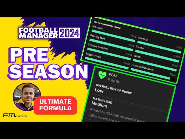 Revolutionize your PRE-SEASON in FM24: Proven Training Method!