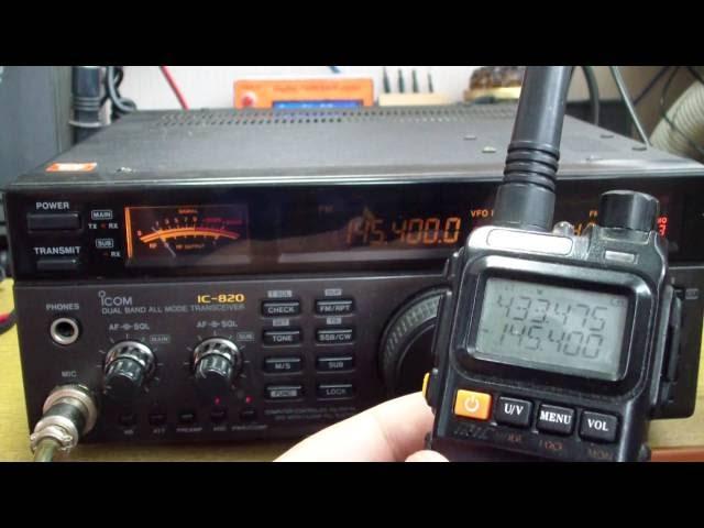 ICOM IC-820 нет модуляции (modulation disappeared)