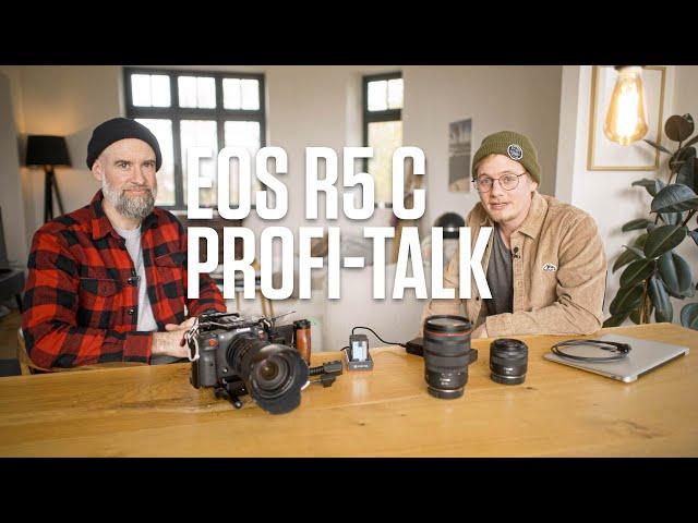 EOS R5 C im Profi-Talk