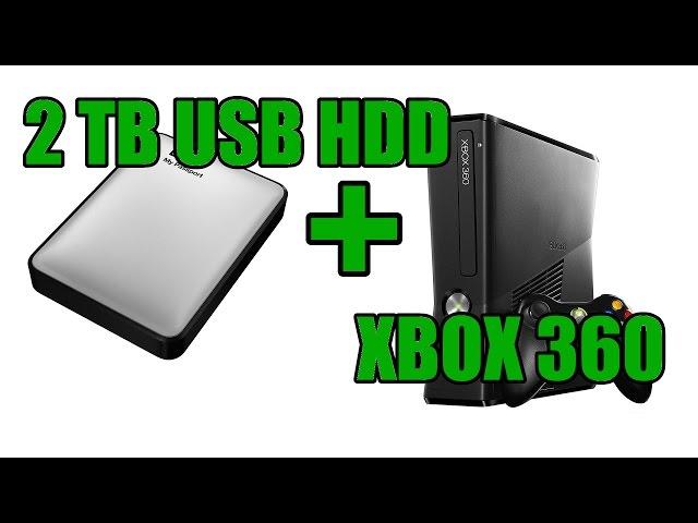 External 2TB USB HDD: XBox 360 How To