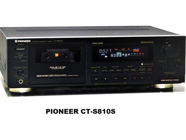 PIONEER CT-S810S.Обзор кассетной деки.