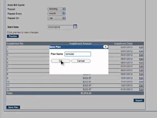 SecureNet AutoBill Feature