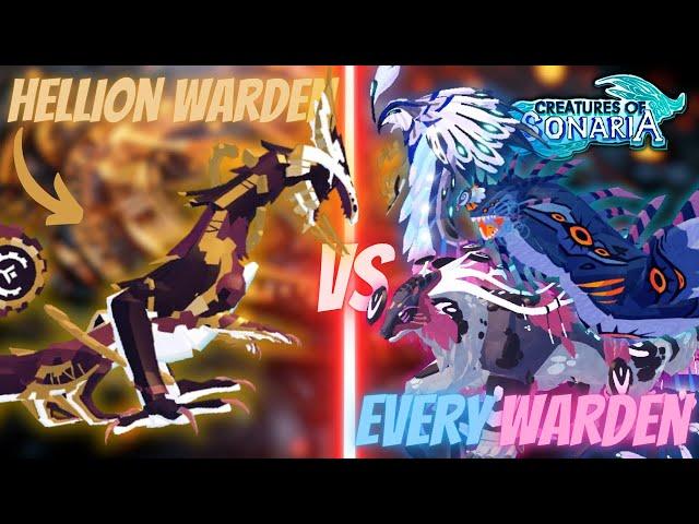 HELLION WARDEN VS EVERY WARDEN | Creatures Of Sonaria