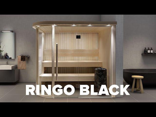 Электрическая печь для сауны Helo Ringo Black