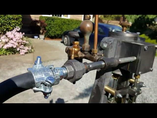 Steam Engine Oiler Whistle Gauge Off Grid steam boiler