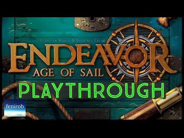 Endeavor: Age Of Sail Board Game | Playthrough