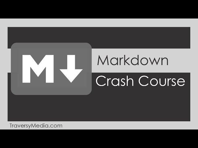 Markdown Crash Course