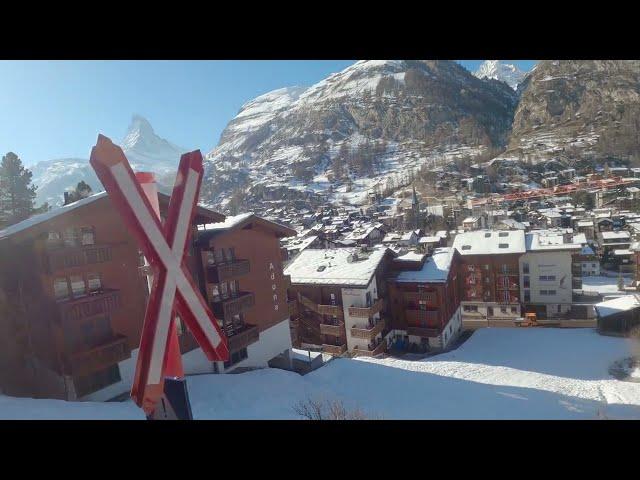 Train ride from Zermatt to Gornergrat, Switzerla'd