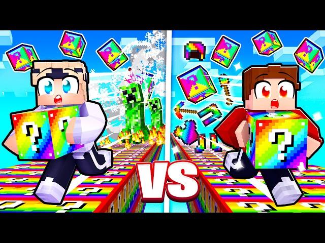 RAINBOW LUCKY BLOCK CHAOS MODUS! (Minecraft)