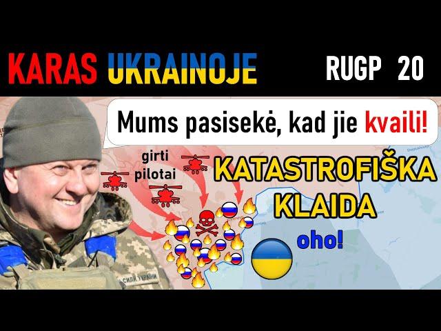 Rugp 20: NEĮTIKĖTINA MEDŽIAGA: Girti Rusų Pilotai IKI PELENŲ SUDEGINA SAVO PAČIŲ PAJĖGAS