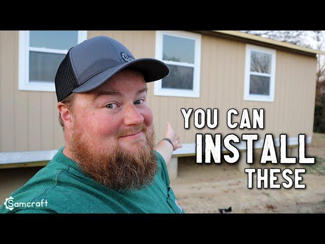 Vinyl Window Install, Exterior Trim & More! // DIY Workshop Build