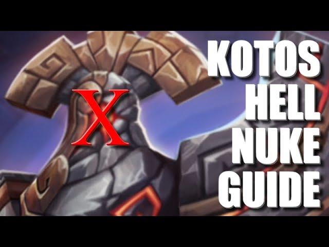[Summoners War] Tartarus' Labyrinth - Kotos HELL Nuke Guide