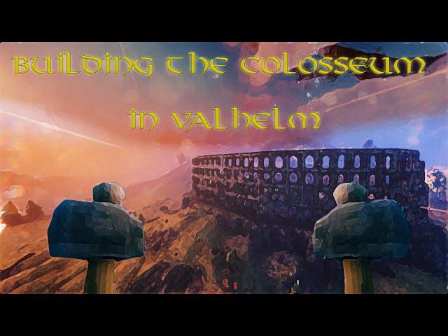 Сolosseum building in Valheim. Колизей с двух рук