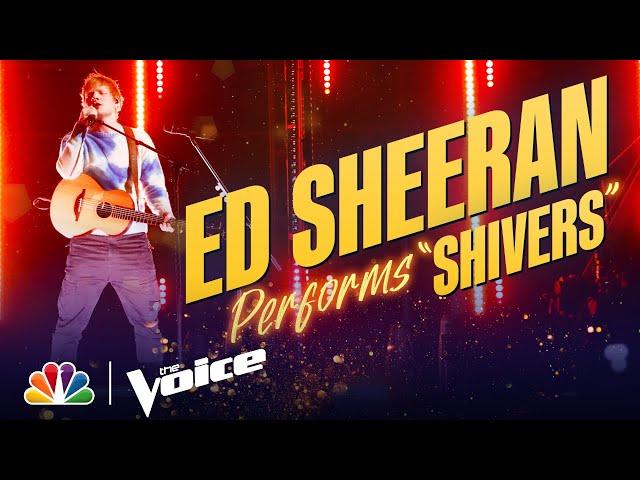 Mega Mentor Ed Sheeran Performs "Shivers" | NBC's The Voice Live Finale 2021