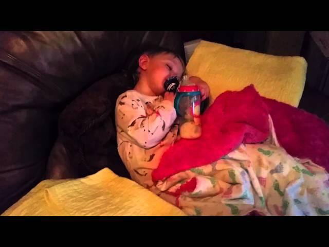 Layla fell asleep to Erics Trains