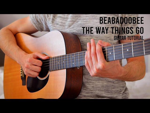 beabadoobee - the way things go EASY Guitar Tutorial With Chords / Lyrics