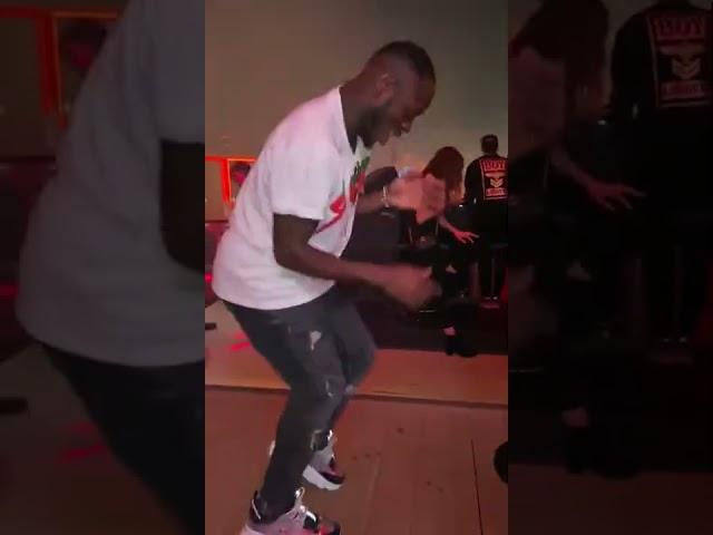 Clinton Njie, Basogog showing off their dancing skills while celebrating their victory at the afcon.