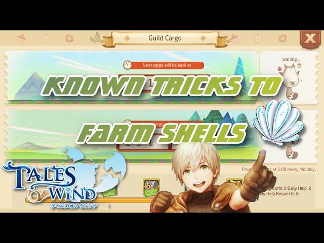 how i farm shells: Tales Of Wind