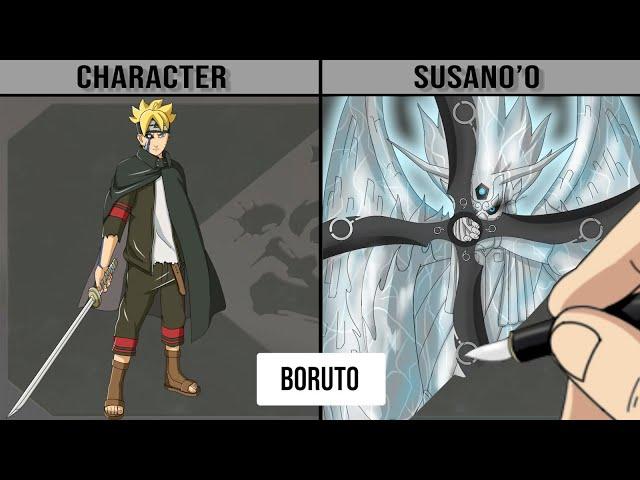 ALL SUSANOO IN NARUTO BORUTO 3D EVOLUTIONS