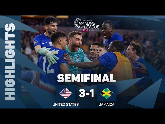 Highlights | United States vs Jamaica | 2023/24 Concacaf Nations LeagueSemifinal