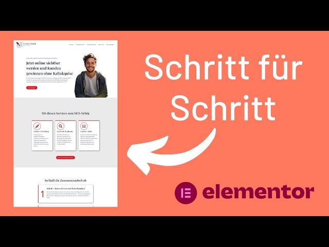 One-Page-Website mit Elementor erstellen (kostenlos)