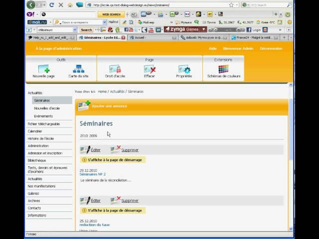 Edubicle Ajout et rédaction de seminaires