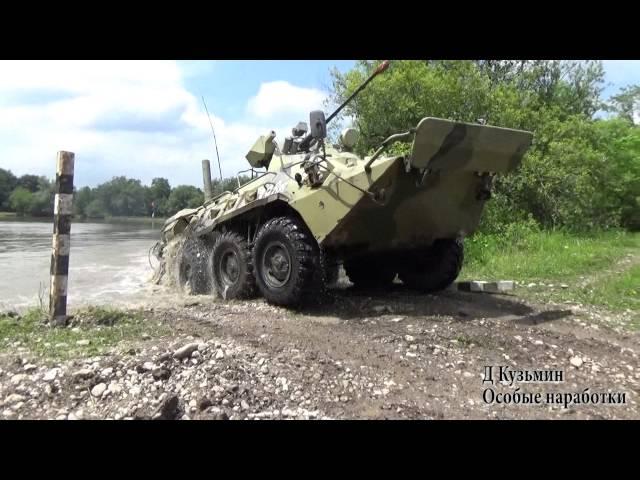 Плавающий БТР | Преодоление водных преград на БТР-82А