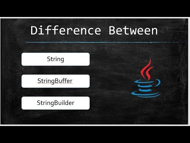 Tricky Interview Question | Difference between String, StringBuffer and StringBuilder in Java