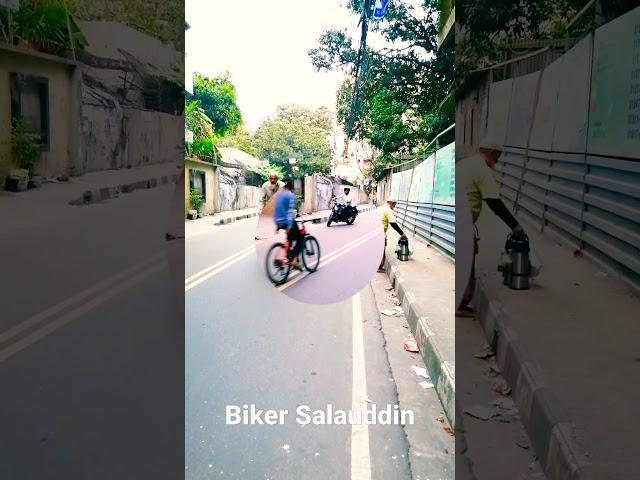 সাইকেলের মুখোমুখি হয়ে গেলাম ll biker Salauddin