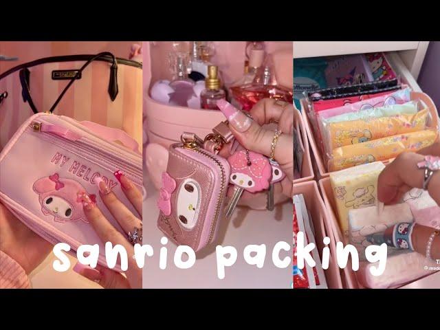 asmr packing: sanrio girly edition 