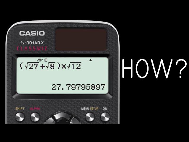 How does a calculator find square roots?