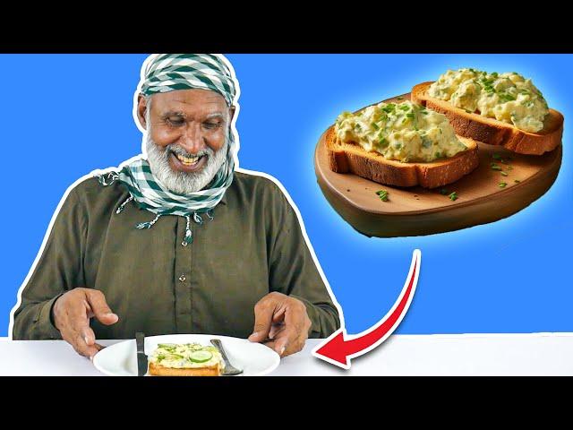 Tribal People Try Egg Salad Tartine For The First Time